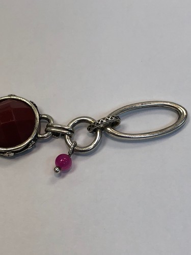 Bellissimo bracciale LUCKY YOU maglia floreale rotonda 8,5" - Foto 10 di 12