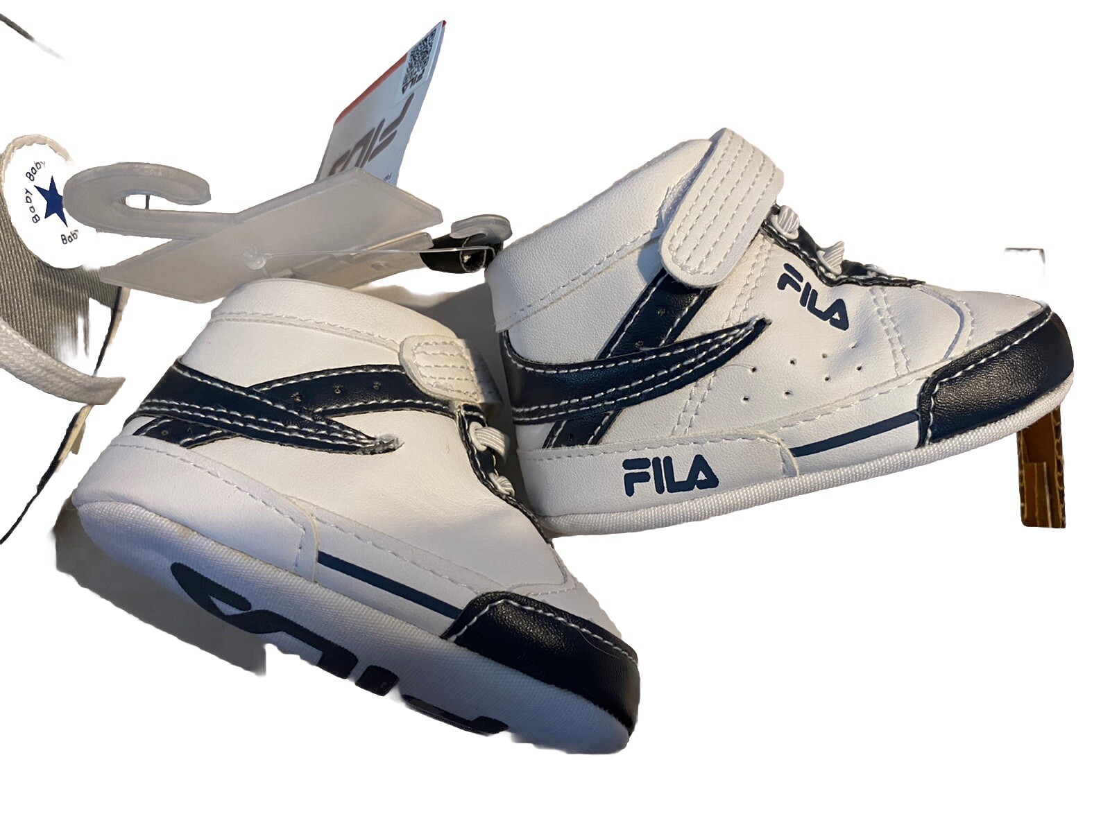 PONY Scarpe culla FILA Pre Walker scarpe neonato bambino sneakers alte 6 9 mo + lotto extra