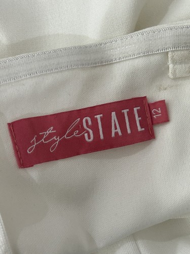 STYLE STATE Strapless Jumpsuit Long Play Slide 12 Tie Waist - Picture 7 of 8