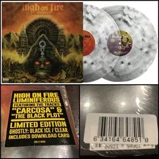 HIGH ON FIRE Luminiferous LP Ice Vinyl 500 SEALED-Sleep Kalas Thrones Baroness