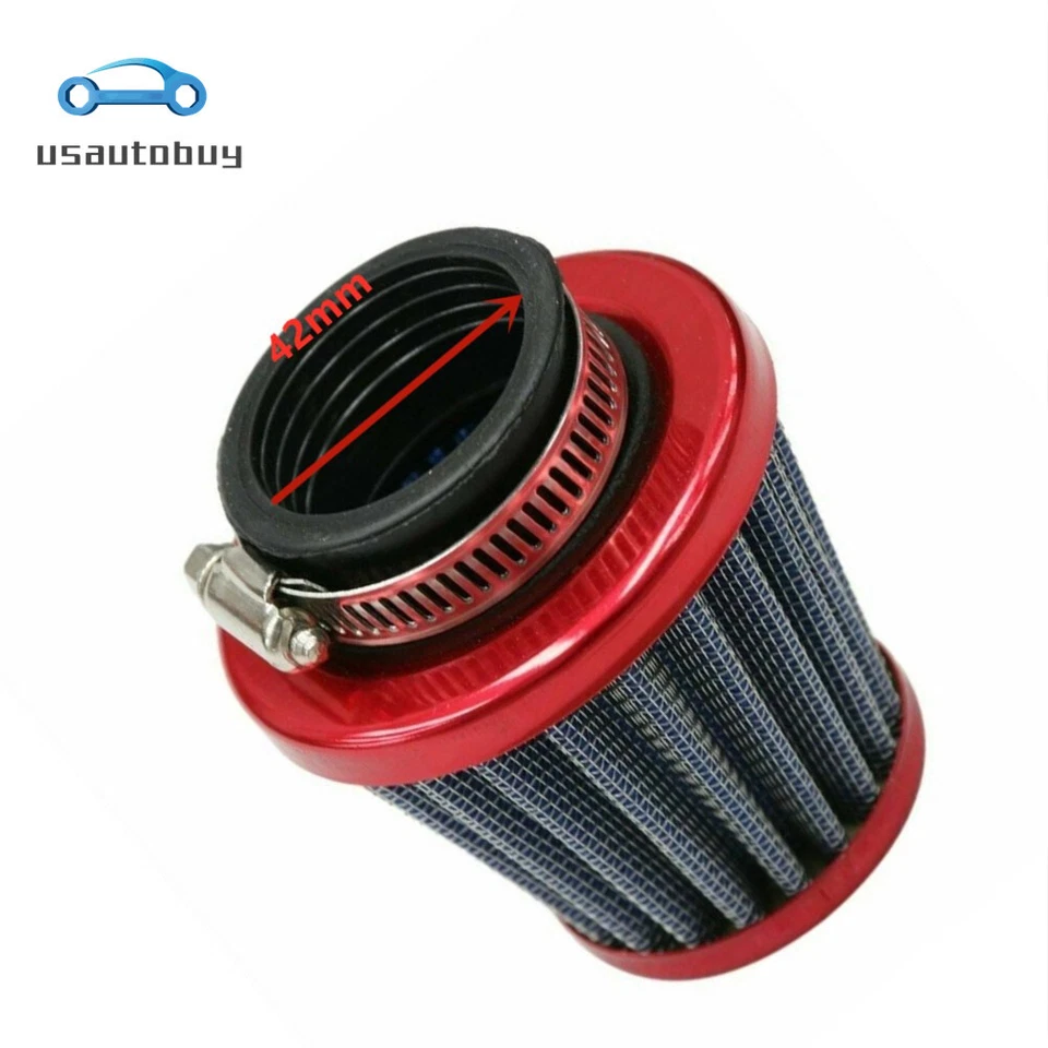 4 x 42mm Air Filter For Kawasaki KZ900 KZ900A KZ900B Z1 900 KZ1000 KZ1000A Carb - Image 4 of 4