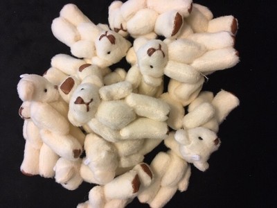 small jointed teddy bears