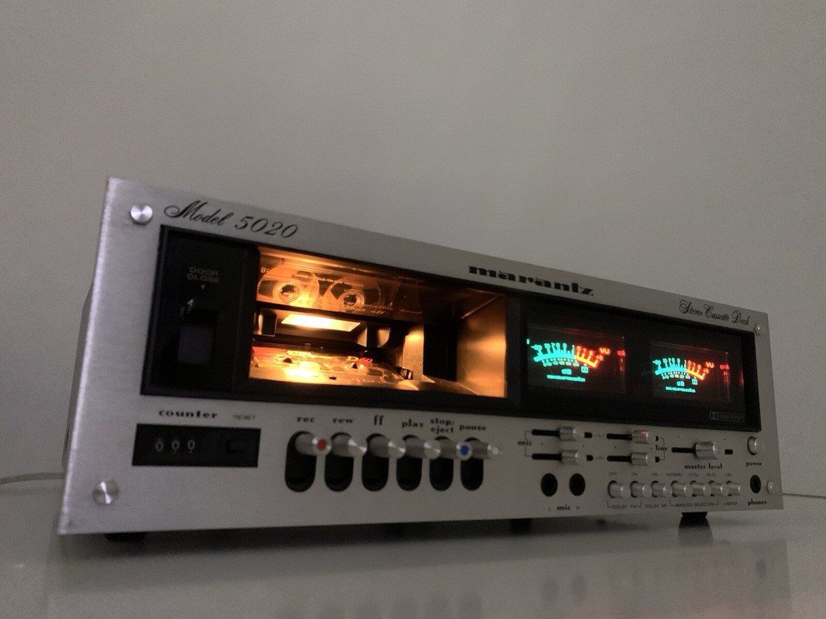 マテヤン MARANTZ 5020 Stereo Cassette Tape Deck 2 Head Vintage 1977 Hi End
