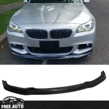 Fits 11-16 BMW F10 5 Series M Sport Front Bumper Lip Chin Spoiler AK Style PU