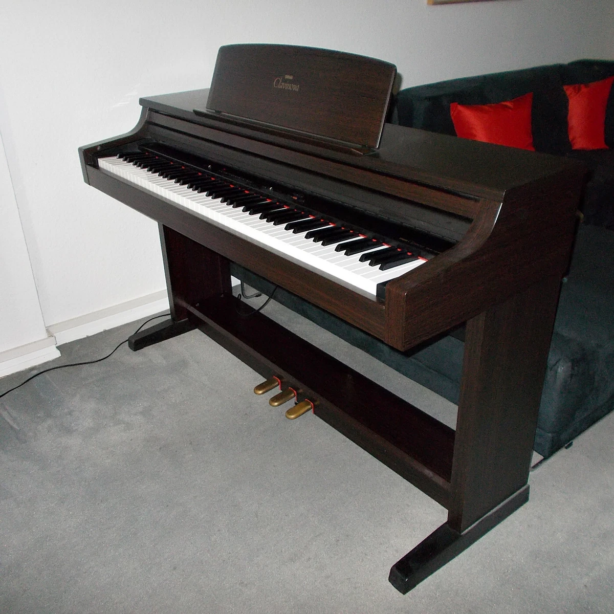 Yamaha Clavinova CLP 154 F E Piano schwarzbraun wenig genutzt eBay