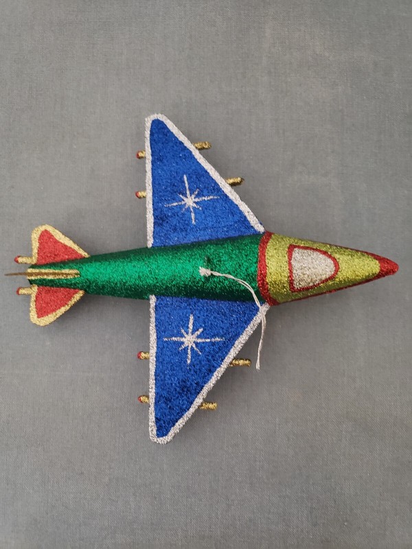 Christmas Tree Ornament  Airplane, Used, No Box