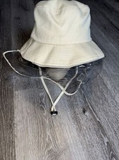 bucket hat with clear Face Cover