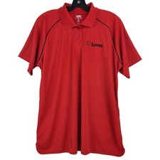 LOVE'S Shirt Womens XL Red Classic Polo Employee Uniform Customer Service
