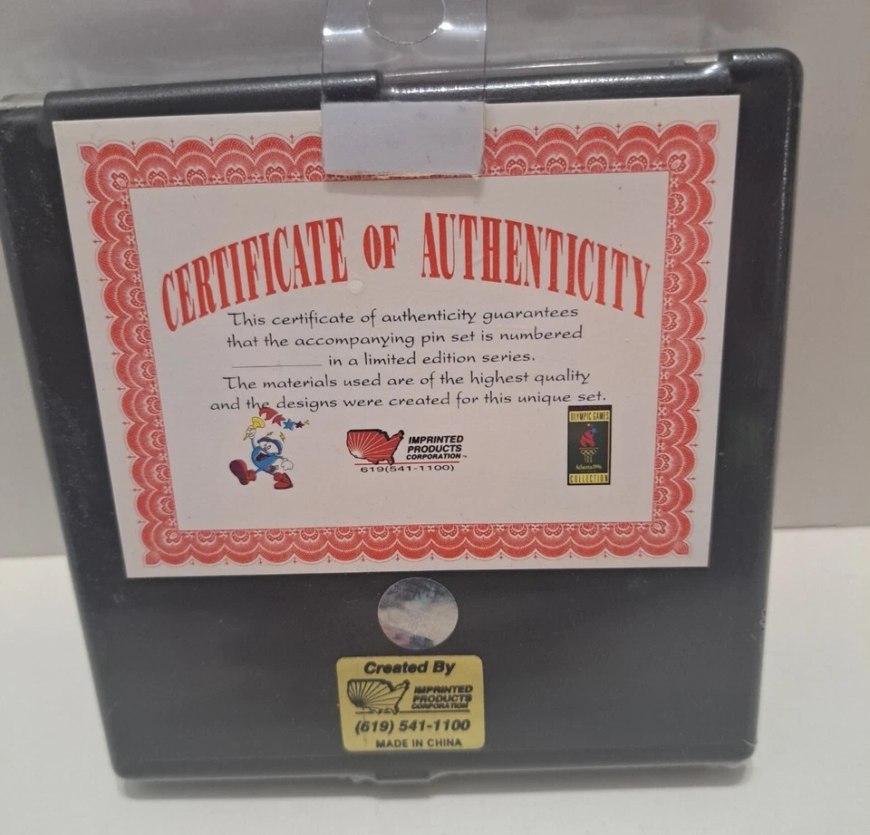 Атланта 1996 Олимпийских игр Pin набор Coca-Cola ограниченного тиража факела реле 5 булавок - Изображение 2 из 4