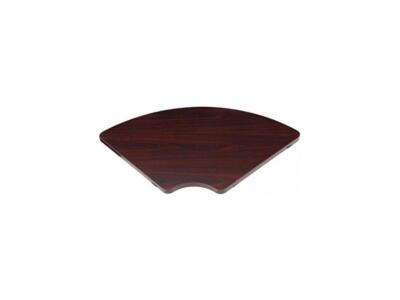 Boss N6CT-M Corner Table, 36'' x 19.5'' x 1'', Wood - Mahogany