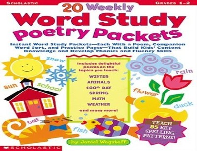 20 Weekly Word Study Poetry Pa - VERY GOOD