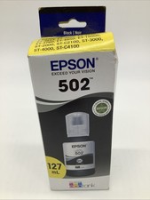 Epson 502 Single Ink Bottle - Black (T502120-CP) Best Before 1/28