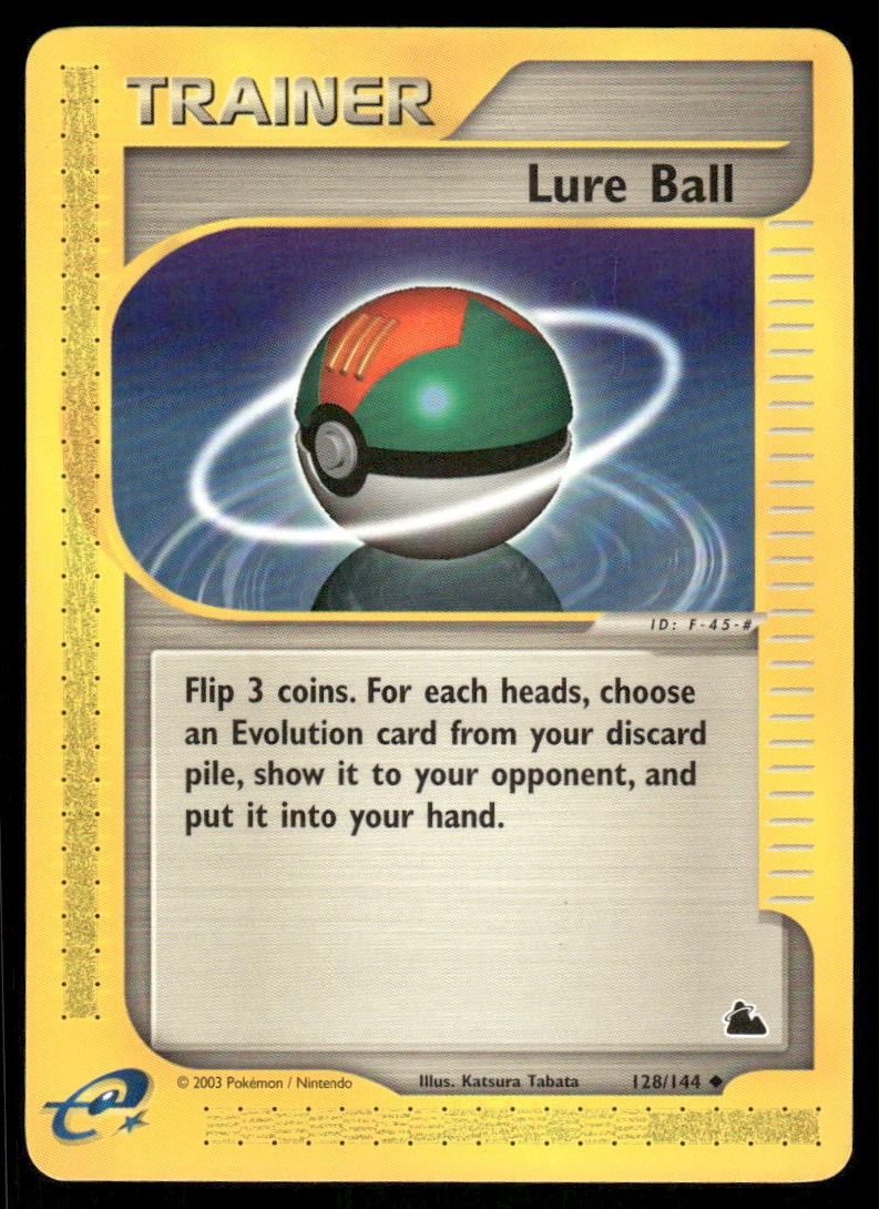 Pokemon Cards Lure Ball 128/144 Skyridge WOTC Uncommon NM