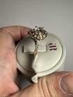 Bomb Party April Birthday Retro 2021 Sz 6 Ring (RBP3379) Diamond CZ Rose Gold — photo 3