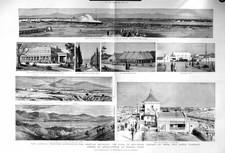Afhgan War Dufferin Viceroy India Rahman Pindi 1885 Original Antique Print