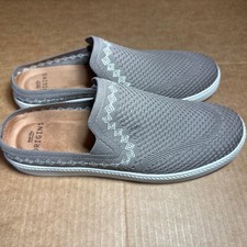 Earth Origins Zilly Women  s 10 US shoes Mules Slippers Knit Taupe/gray