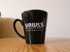 Black Sirius Satellite Radio Coffee Mug Cup Dog Mascot "The Best Radio on Radio" — photo 2