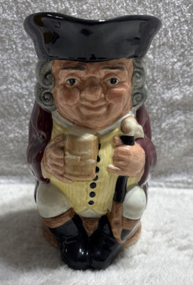 Royal Doulton Jolly Toby Jug D6109 6'' Made in England Excellent Condition VTG