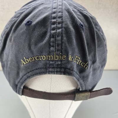 Vtg Abercrombie & Fitch Hula Girl Gray Adjustable Leather Strap