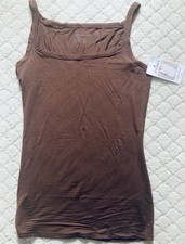Jockey Super Soft Tank Top Med Brown Sleeveless
