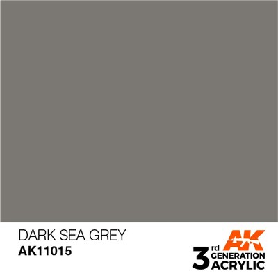 AK INTERACTIVE 11015 3GA DARK SEA GREY (STANDARD) 17ml