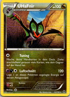 Pokémon UHaFnir 112/162 TURBOstart Deutsch