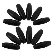 100 Pcs Plastic Clasp Buckle Connectors Necklace Bead Barrel Safety Breakaway