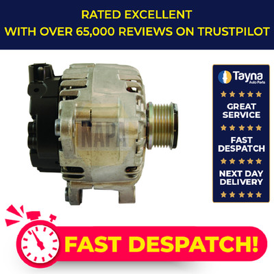 Alternator fits PEUGEOT 3008 0U 1.2 2015 on NAPA 1608064580 1612380080 Quality