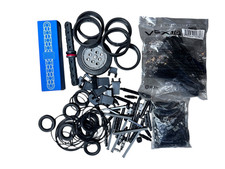 VEX IQ Robotics Parts LOT New Lightly Used Wheels, Shafts, Rubber Bands