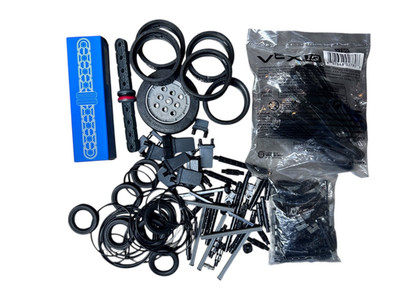 VEX IQ Robotics Parts LOT   New & Lightly Used   Wheels, Shafts, Rubber Bands