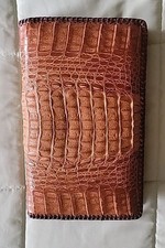 ALLIGATOR- CROCODILE HANDBAG PURSE CLUTCH 1950s VINTAGE