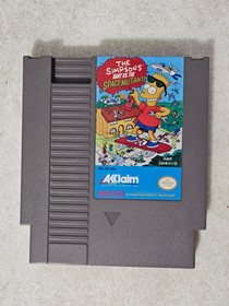 NINTENDO NES THE SIMPSONS BART VS THE SPACE MUTANTS CARTUCCIA GIOCO TESTATA