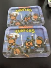 Vtg 1988 Teenage Mutant Ninja Turtles Folding TV/Food Trays Mirage Studios TMNT