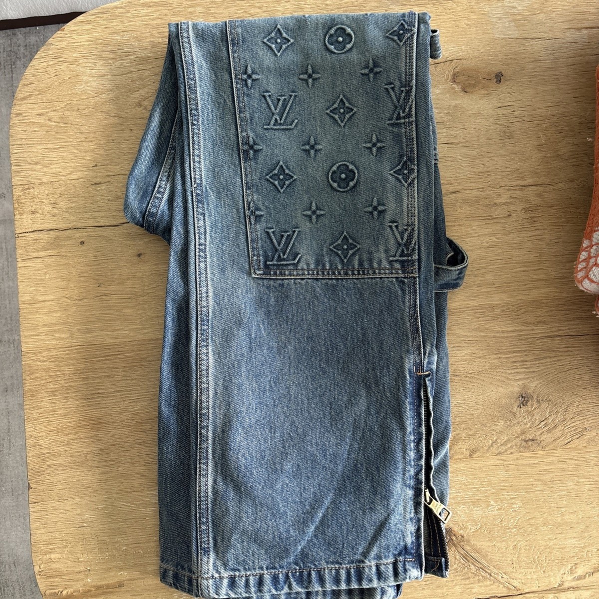 Louis Vuitton Monogram Denim Jeans | eBay