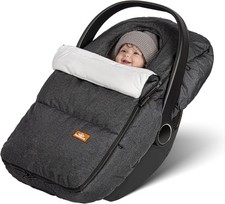 Bemece Winter Babyschale Bezug - Wasserdicht, Warm, Universal Fußsack