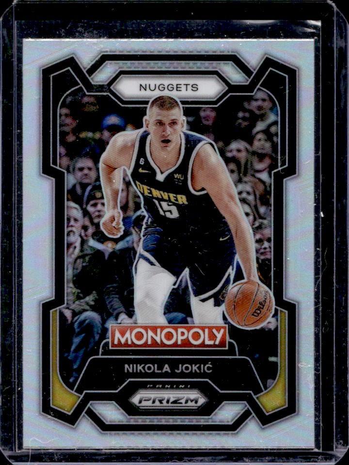 2023-24 Prizm Monopoly Nikola Jokic Silver #1 Nuggets