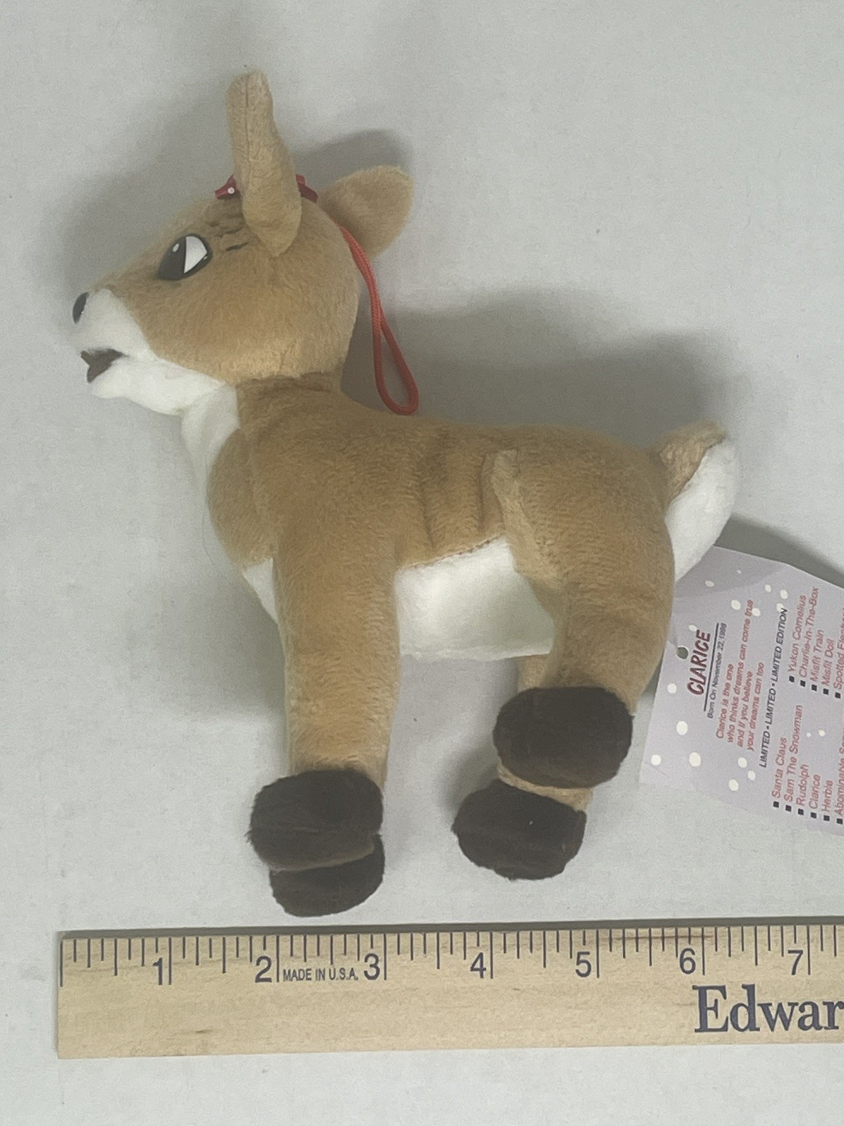 Vintage CVS 7” Clarise from Rudolph Island of Misfit Toys Plush 1998 w/tags