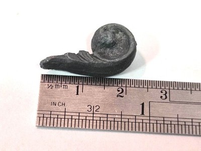 Ship Model Fittings Parts Hull Decor Ornament Gray Metal Figurehead 22mm x 10mm