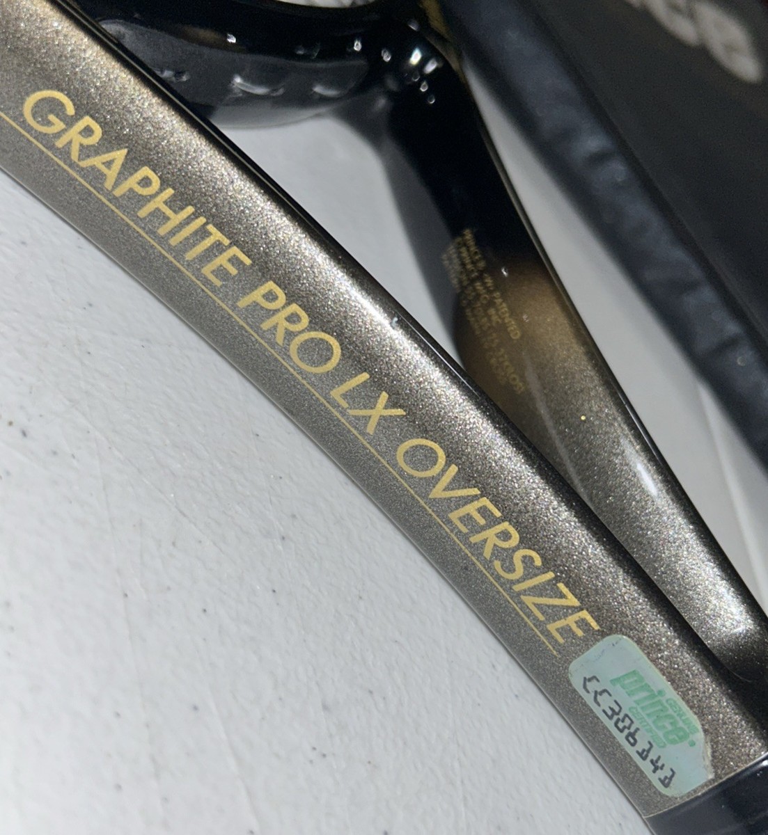 Rare Vintage Prince Graphite Pro LX Oversize Tennis Racquet 4 3/8