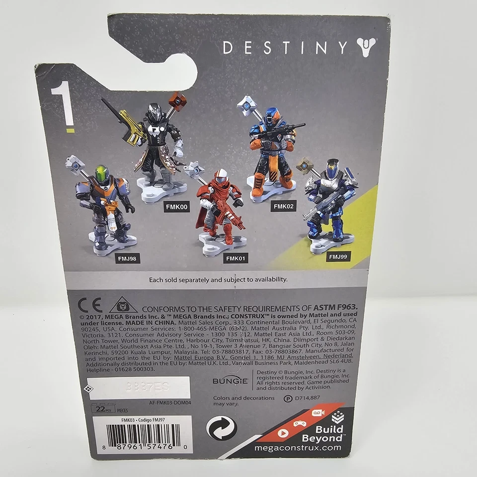 Mega Construx Destiny Lion's Vigil Hunter FMK03 22 PIEZAS Mini Figura Mega Bloks Foto 2 de 2