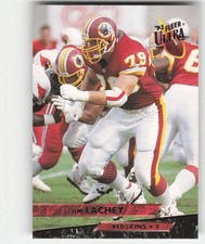 Jim Lachey, 1993 Ultra, #488, Washington Redskins,