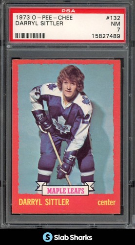 1973 O-PEE-CHEE #132 DARRYL SITTLER PSA 7