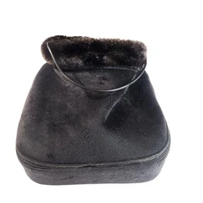 Snailax Shiatsu Foot Massager adjustable Heat SL-522S Soft Plush Black relax