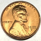 1955-S Lincoln Wheat Cent Penny GEM RD BU From an Original Bank Roll - 2294