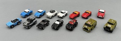 Funrise Micro Action Magnifiers Machines - Lot of 14 - Vintage 80s Toys Cars