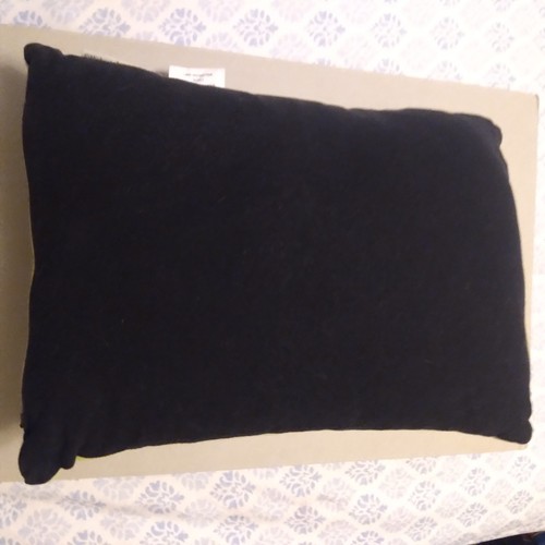 Primatives By Kathy Art Deco Style Fox Throw Pillow 12"Lx9"W Black White Green - Picture 9 of 10
