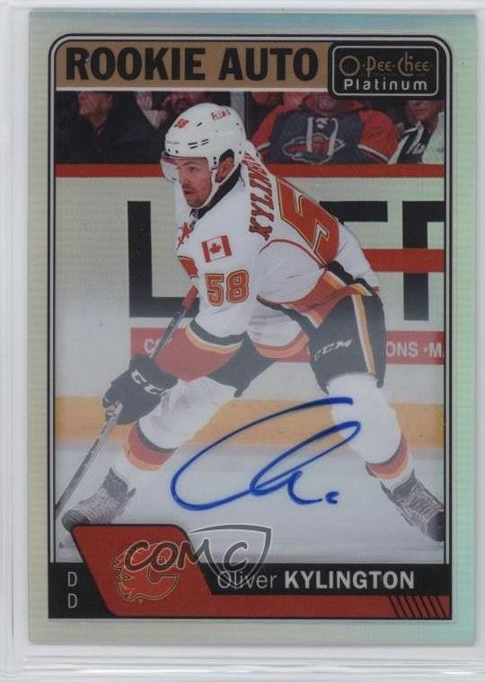 2016-17 O-Pee-Chee Platinum Rookie Rainbow Oliver Kylington #R-OK Auto RC 0ph