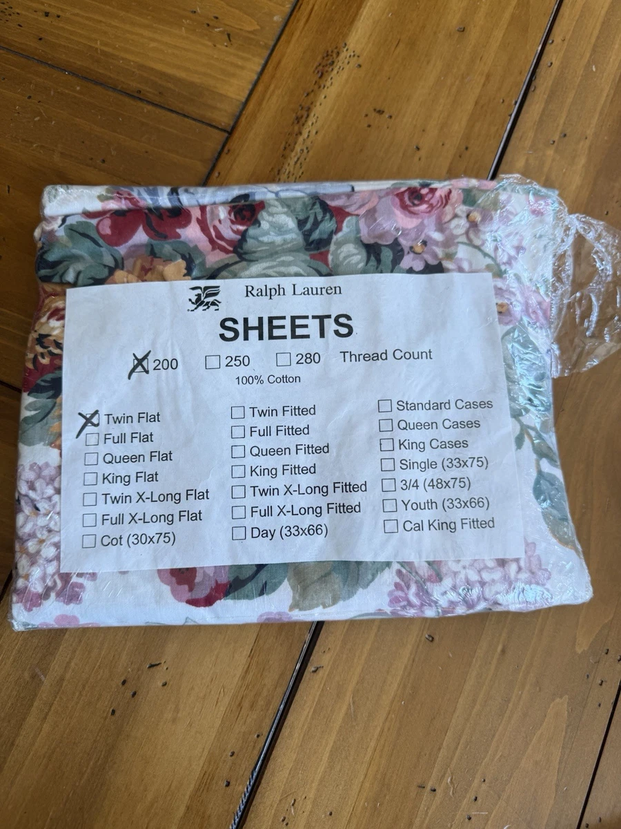 Ralph Lauren Twin Bed Sheets for sale | eBay