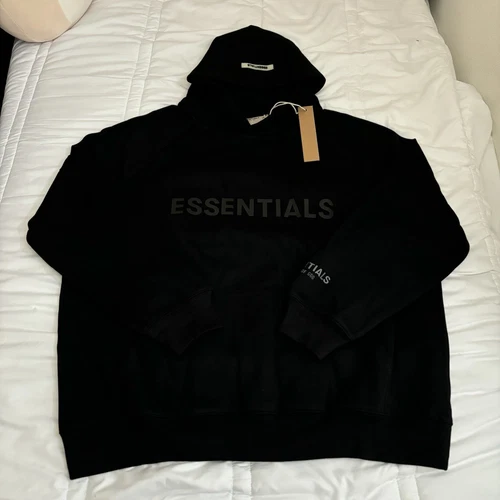 Felpa con cappuccio Essentials Fear Of God SS21 nera taglia S