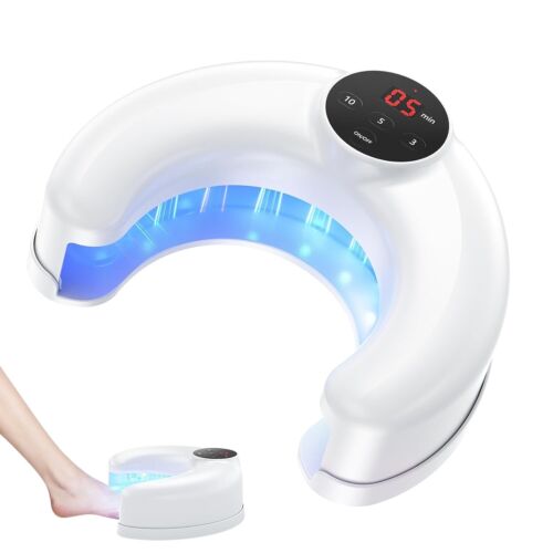 Nail Fungus Cleaning Light Device for Discolored & Thickened Toenails - Easy